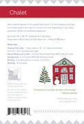 Chalet - Christmas Quilt Pattern