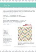 Luna - Quilt Pattern