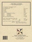 20 Years of KTQ - Quilt Pattern