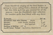 Blackbird's Nest - Quilt Pattern