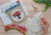 Floral Highland Cow - Embroidery Kit