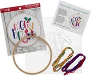 Merry & Bright - Christmas Embroidery Kit