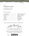 Gingham Style - Quilt Pattern