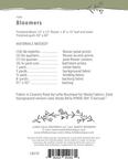 Bloomers - Quilt Pattern