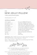 Sew Jolly Pillow - Quilt Pattern