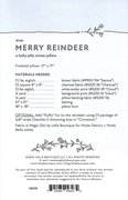 Merry Reindeer Pillow - Quilt Pattern