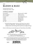 Bloom & Buzz - Quilt Pattern