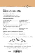 Mini Charmed Pillow - Quilt Pattern