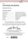 Vintage Blooms - Quilt Pattern