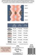 Southwest Diamonds - Quilt Pattern, different perspective #1. Select this picture to zoom in