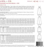Enmore Halter Dress   Top - Sewing Pattern