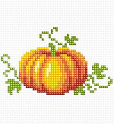 Autumn Pumpkin - Cross Stitch Kit