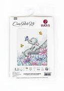 Elephant with Butterfly - Counted Cross Stitch Kit