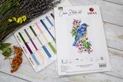 Blue Bird on Branch - Cross Stitch Kit