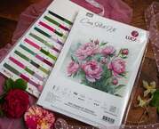 The Charm of Peonies - Cross Stitch Kit 