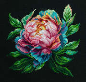 Abalone Pearl - Cross Stitch Kit with Hoop Included, different perspective #1. Select this picture to zoom in