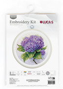 Hydrangea - Cross Stitch Kit with Hoop 