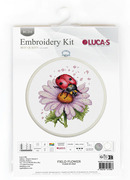 Field Flower - Cross Stitch Kit with Hoop  