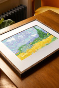 Van Gogh A Wheatfield with Cypresses - Cross Stitch Kit