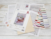 Santa Fishing - Christmas Cross Stitch Kit