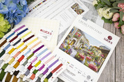 Fiori Caffes - Cross Stitch Kit