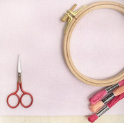 Red Matte - Embroidery Scissors 