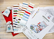 Snowman and Santa Stocking - Christmas Cross Stitch Kit 