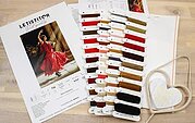 Flamenco - Cross Stitch Kit, different perspective #1. Select this picture to zoom in