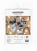 Kittens Christmas Ornaments - Cross Stitch Kit