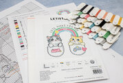 Let's Make Friends! - Cross Stitch Kit