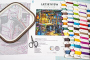 Charmed Library - Cross Stitch Kit