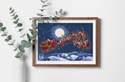 Christmas Eve Flight - Cross Stitch Kit 
