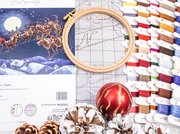 Christmas Eve Flight - Cross Stitch Kit 