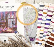 Raven's Library - Cross Stitch Kit , different perspective #2. Select this picture to zoom in