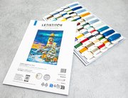 Lighthouse Noel - Christmas Cross Stitch Kit , different perspective #1. Select this picture to zoom in