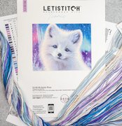 Arctic Foxy - Cross Stitch Kit , different perspective #1. Select this picture to zoom in