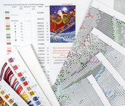 Santa Sleigh - Christmas Cross Stitch Kit 