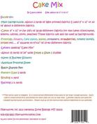 Cake Mix Collage - Quilt Pattern