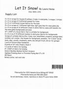 Let It Snow - Quilt Pattern