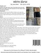 White Horse - Quilt Pattern