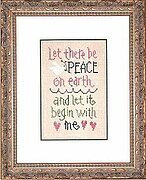 Let There be Peace - Cross Stitch Pattern