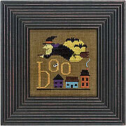 Eek Boo Hiss (with buttons) - Cross Stitch Pattern