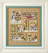 6 Snow Belles - Ready for Snow - Cross Stitch Pattern