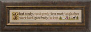 Think Deeply - Cross Stitch Pattern