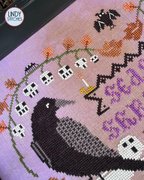 Season's Shriekings - Halloween Cross Stitch Pattern