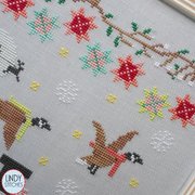Snowflakes and Stars - Christmas Cross Stitch Pattern