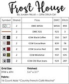 Frost House - Winter Cross Stitch Pattern