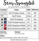 Star-Spangled - Cross Stitch Pattern