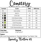 Cemetery - Spooky Hollow 8 - Cross Stitch Pattern