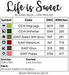 Life is Sweet - Cross Stitch Pattern
